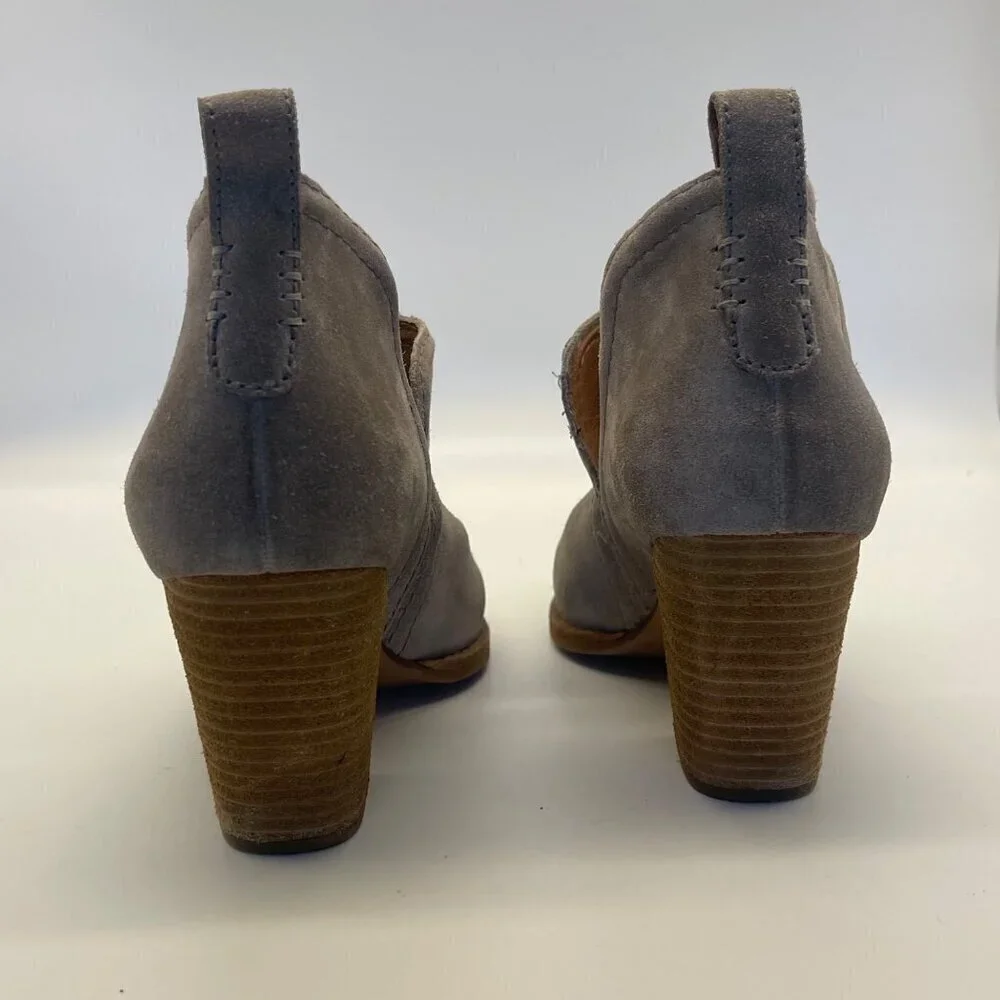 Jeffrey Campbell Rosalee Women’s Ankle Booties – Size 7 – Light Taupe Suede